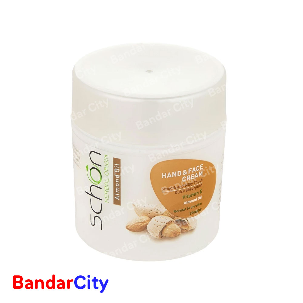 کرم دست و صورت حاوی روغن بادام شون حجم 150 میلی لیتر | انقضا: 1407.07.22